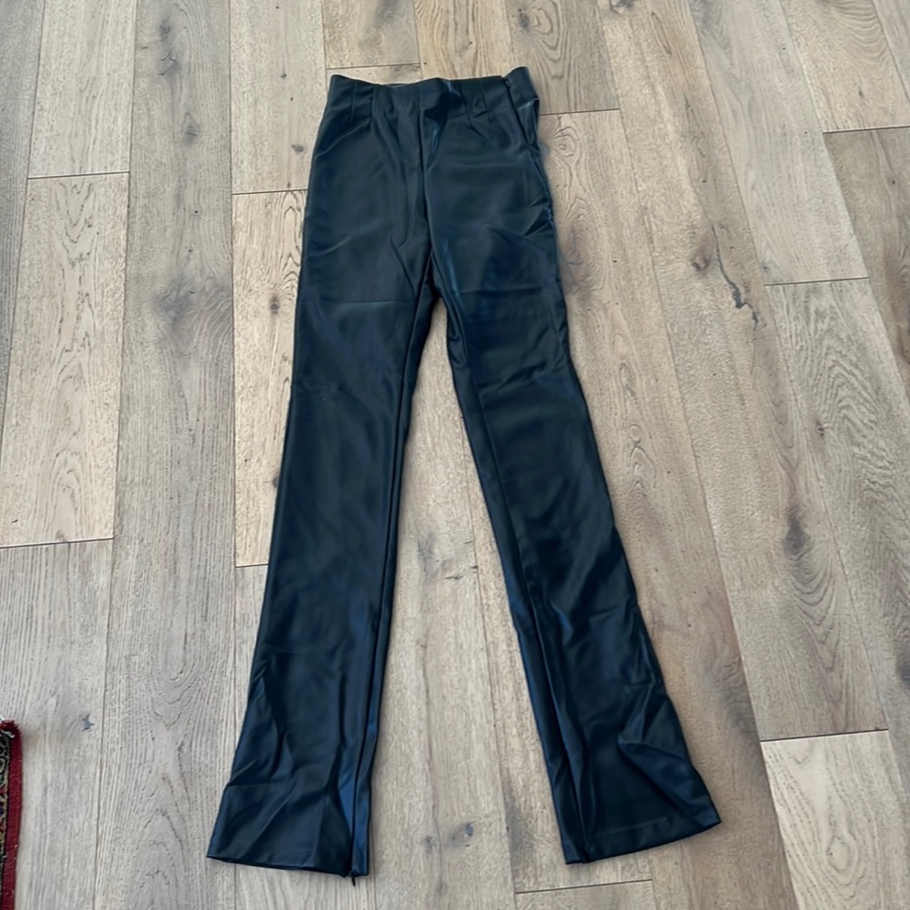 Zara leather pants